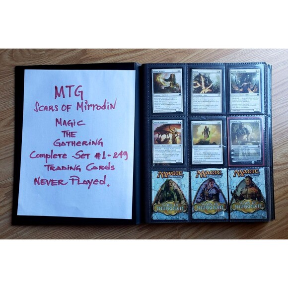 MAGIC THE GATHERING SCARS OF MIRRODIN MTG Complete 249 Cards Set NEVER  PLAYED MT